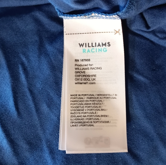 Williams Racing Great Britain Formula One Race Cat t-shirt Official Merchandise - Picture 6 of 8